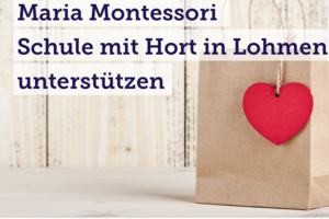 Gooding Werbung fuer Maria Montessori Schule mit Hort